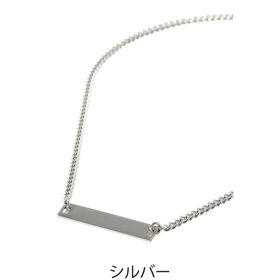 プレートネックレス ペンダント メンズジュエリー 銀 チェーン メンズファッション メンズ 韓国ファッション | improves | 03
