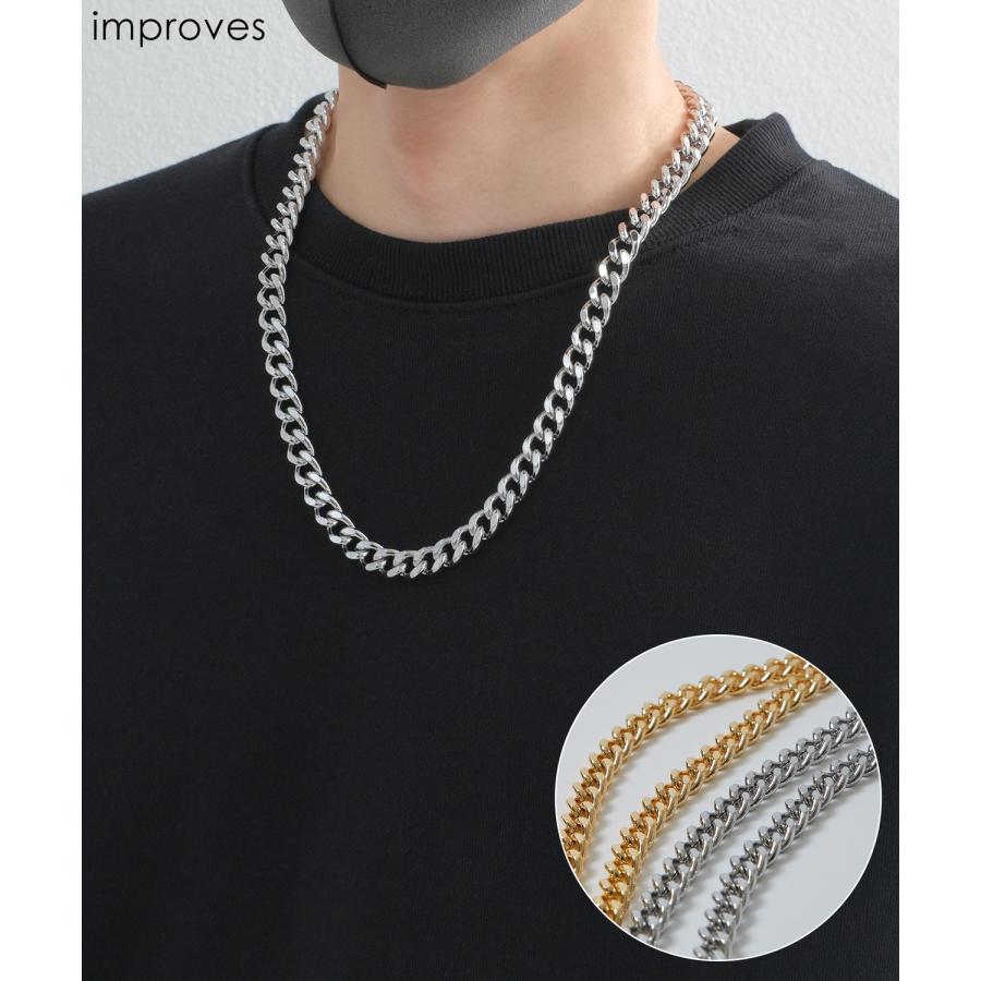 ネックレス メンズ 10m/m ターラントチェーン 小物 アクセサリー ユニセックス セレクト アメカジ カジュアル 古着MIX スケーター ストリート 韓国 | improves