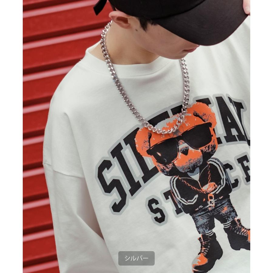 ネックレス メンズ 12m/m ターラントチェーン 小物 アクセサリー ユニセックス セレクト アメカジ カジュアル 古着MIX スケーター ストリート 韓国 | improves | 05