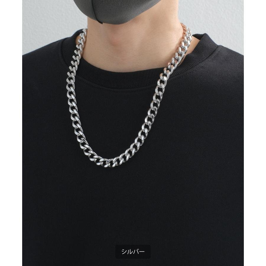 ネックレス メンズ 12m/m ターラントチェーン 小物 アクセサリー ユニセックス セレクト アメカジ カジュアル 古着MIX スケーター ストリート 韓国 | improves | 09