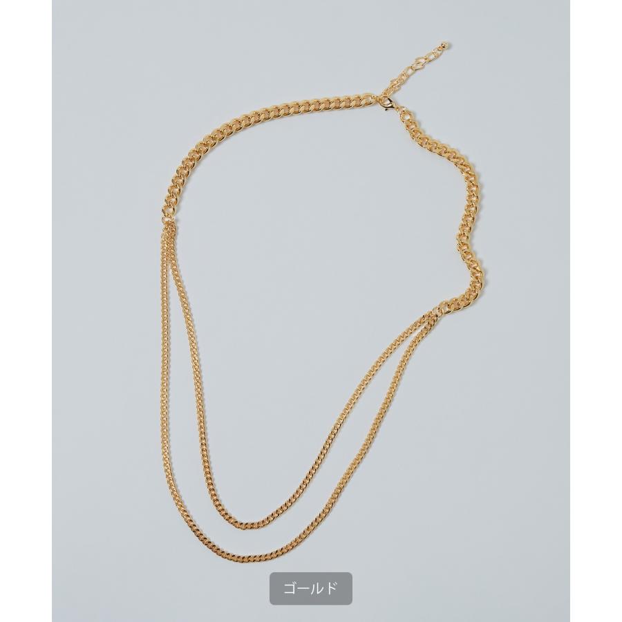 ネックレス メンズ 2連 ターラントチェーン 小物 アクセサリー セレクト アメカジ カジュアル 古着MIX スケーター ストリート 韓国ファッション | improves | 05