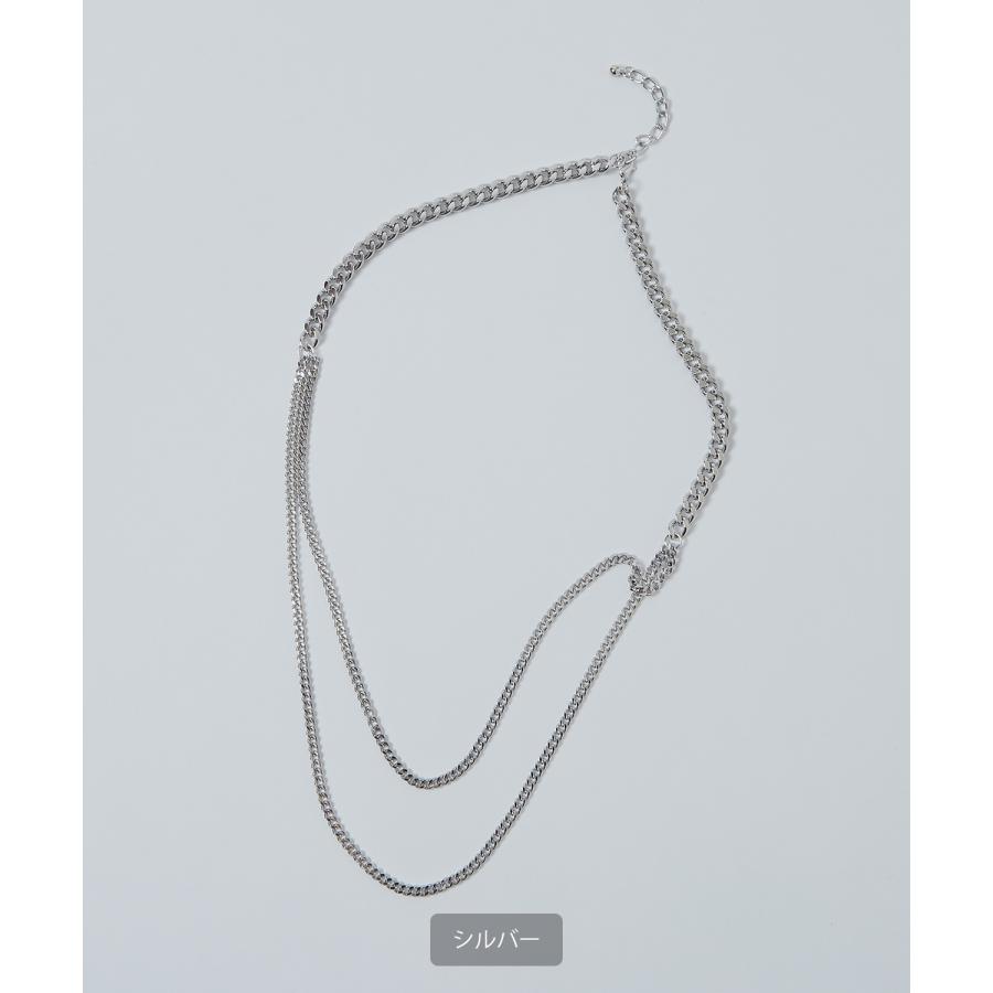 ネックレス メンズ 2連 ターラントチェーン 小物 アクセサリー セレクト アメカジ カジュアル 古着MIX スケーター ストリート 韓国ファッション | improves | 07