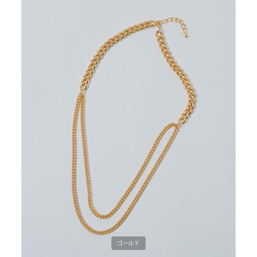 ネックレス メンズ 2連 ターラントチェーン 小物 アクセサリー セレクト アメカジ カジュアル 古着MIX スケーター ストリート 韓国ファッション | improves | 05