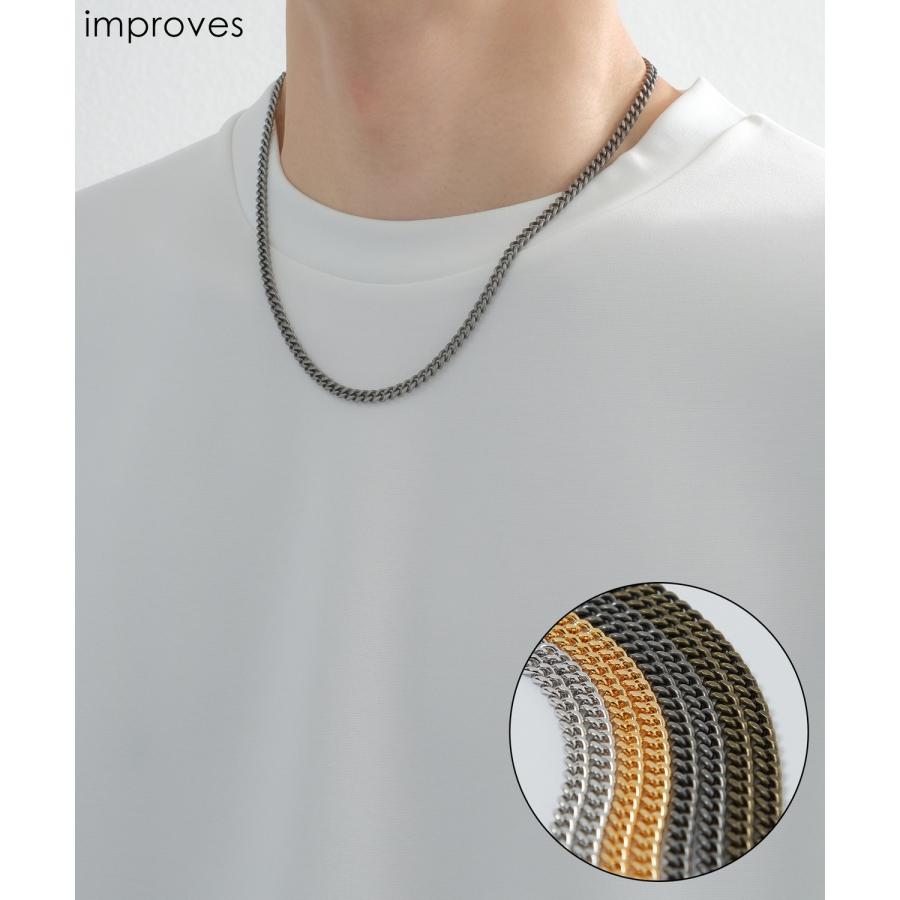 ネックレス メンズ ターラントチェーン 小物 アクセサリー セレクト アメカジ カジュアル 古着MIX スケーター ストリート 韓国ファッション | improves