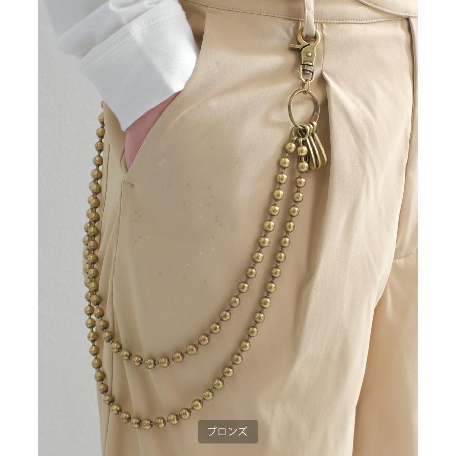 ウォレットチェーン メンズ 8m/m カットボール チェーン 小物 アクセサリー ユニセックス セレクト アメカジ カジュアル 古着MIX スケーター ストリート 韓国 | improves | 08