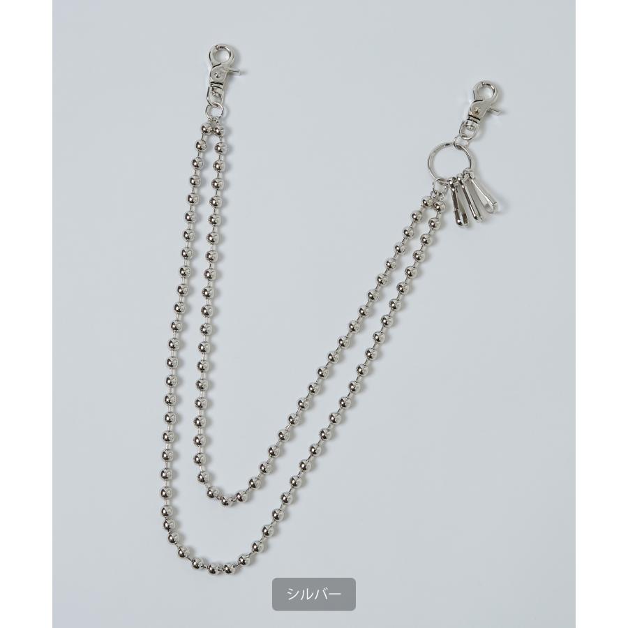 ウォレットチェーン メンズ 8m/m カットボール チェーン 小物 アクセサリー ユニセックス セレクト アメカジ カジュアル 古着MIX スケーター ストリート 韓国 | improves | 10