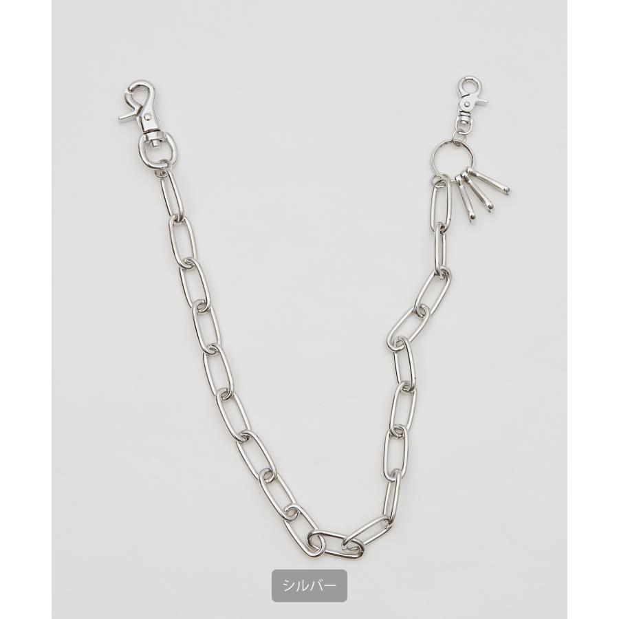 ウォレットチェーン メンズ ケーブル チェーン 小物 アクセサリー ユニセックス セレクト アメカジ カジュアル 古着MIX スケーター ストリート 韓国 | improves | 03