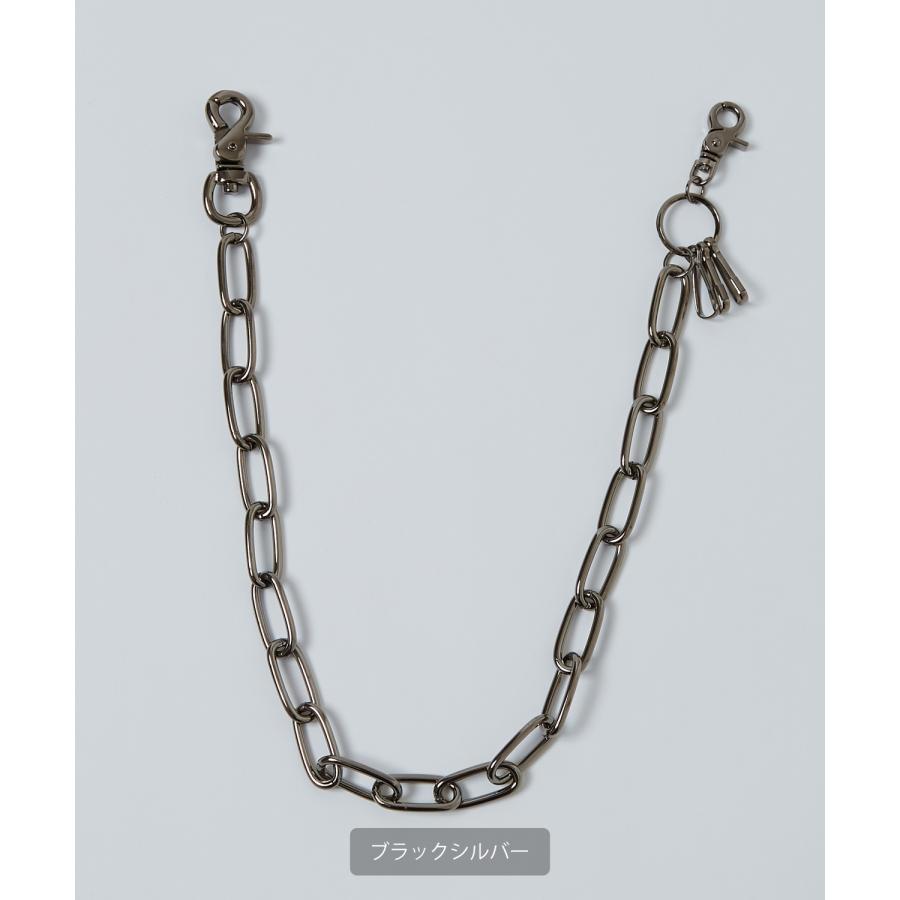 ウォレットチェーン メンズ ケーブル チェーン 小物 アクセサリー ユニセックス セレクト アメカジ カジュアル 古着MIX スケーター ストリート 韓国 | improves | 06