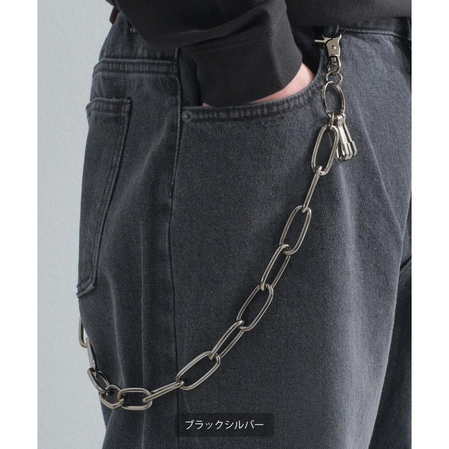 ウォレットチェーン メンズ ケーブル チェーン 小物 アクセサリー ユニセックス セレクト アメカジ カジュアル 古着MIX スケーター ストリート 韓国 | improves | 11