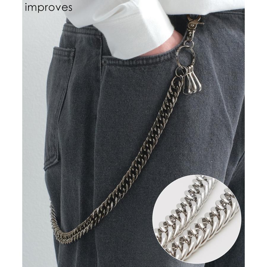 ウォレットチェーン メンズ ターラントチェーン 小物 アクセサリー ユニセックス セレクト アメカジ カジュアル 古着MIX スケーター ストリート 韓国 | improves