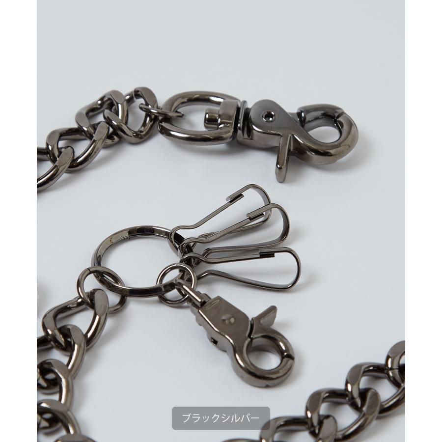 ギルティーフレーム　ウォレットチェーン#キーリング#古着ストラップ improves ウォレットチェーン メンズ ターラントチェーン 小物