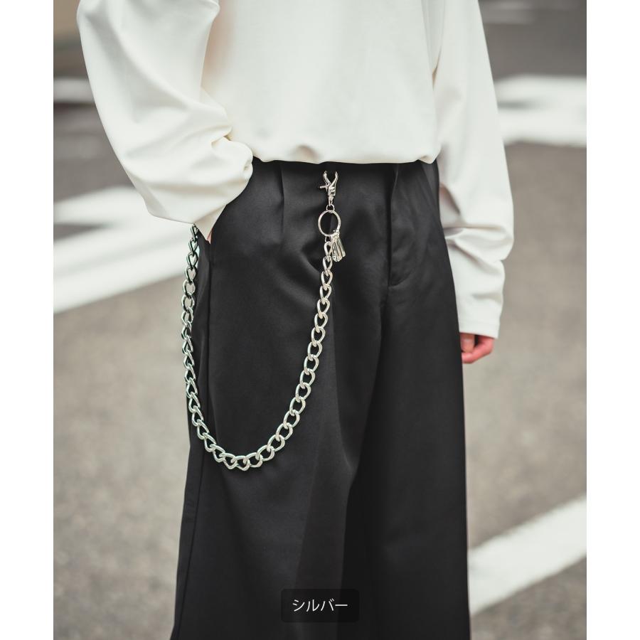 ギルティーフレーム　ウォレットチェーン#キーリング#古着ストラップ improves ウォレットチェーン メンズ ターラントチェーン 小物