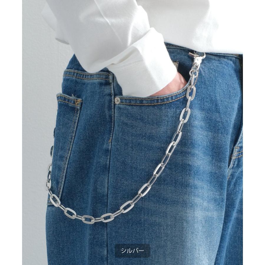 ウォレットチェーン メンズ ケーブルチェーン 小物 アクセサリー ユニセックス セレクト アメカジ カジュアル 古着MIX スケーター ストリート 韓国 | improves | 02