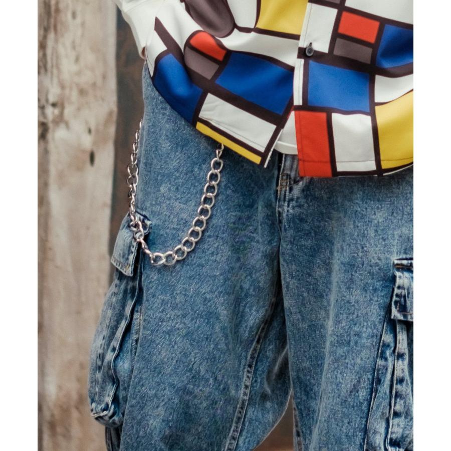 ウォレットチェーン メンズ ケーブルチェーン 小物 アクセサリー ユニセックス セレクト アメカジ カジュアル 古着MIX スケーター ストリート 韓国 | improves | 02
