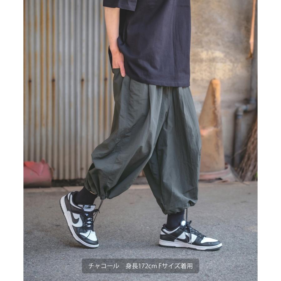 improves ワイドパンツ メンズ クロップドパンツ ハーフパンツ