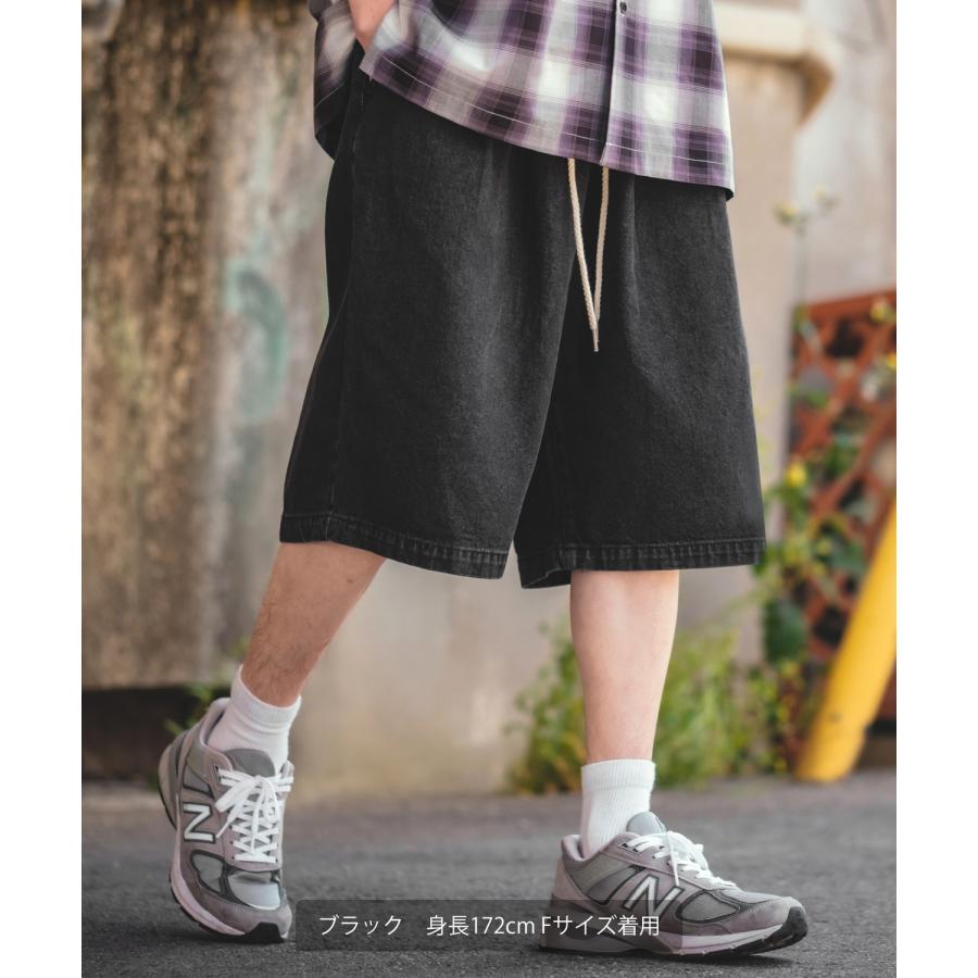 improves ハーフパンツ メンズ ショートパンツ 半パン 半ズボン デニム 