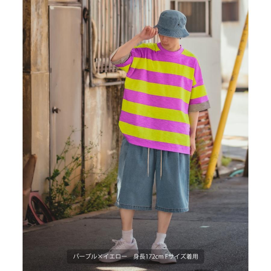 improves（インプローブス） Tシャツ メンズ 半袖 ネオンカラー