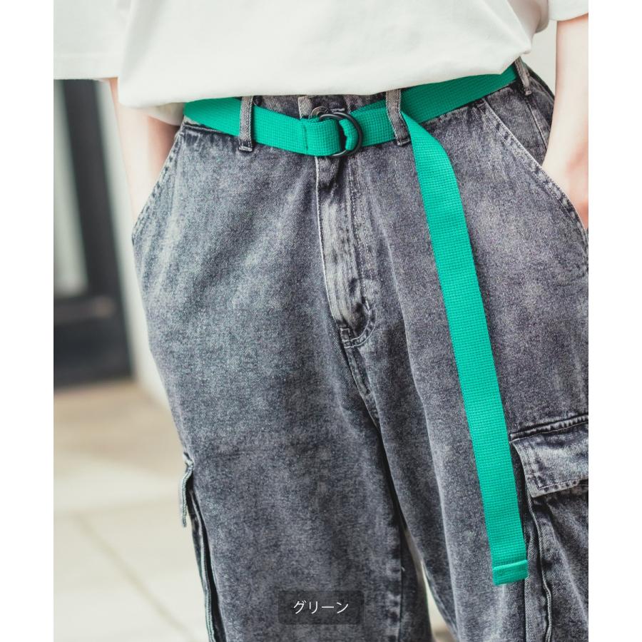 ベルト メンズ Dカン リングベルト ラインデザイン カラフル セレクト アメカジ カジュアル 古着MIX スケーター ストリート 韓国ファッション | improves | 14