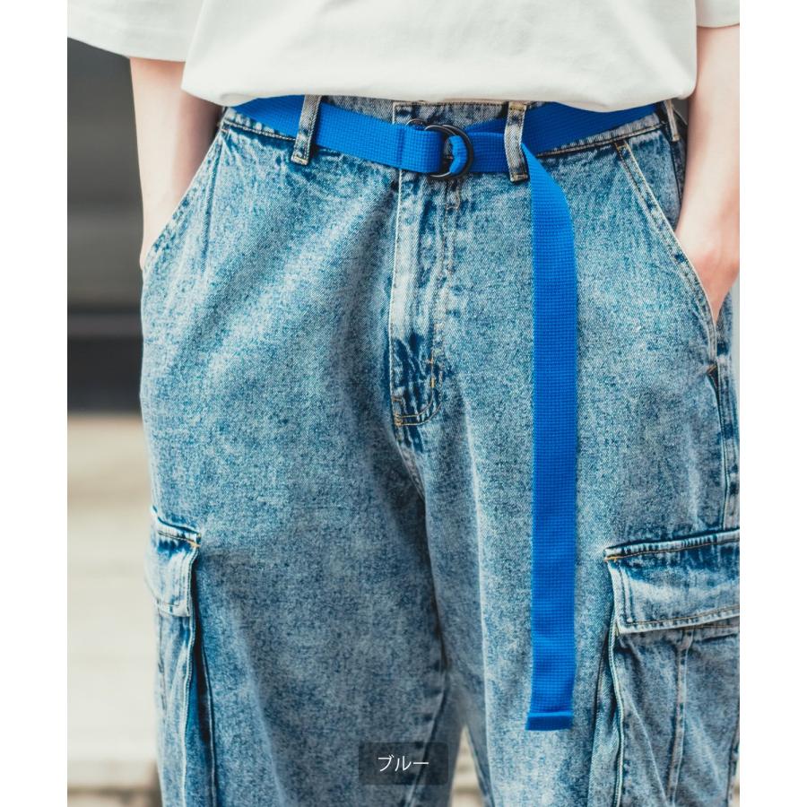 ベルト メンズ Dカン リングベルト ラインデザイン カラフル セレクト アメカジ カジュアル 古着MIX スケーター ストリート 韓国ファッション | improves | 16