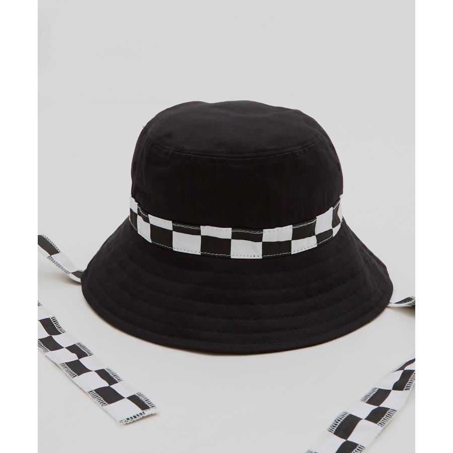 ハット メンズ フラッグ レース あご紐 バケットハット 帽子 フリーサイズ コットン セレクト アメカジ カジュアル 古着MIX スケーター ストリート 韓国 | improves | 12