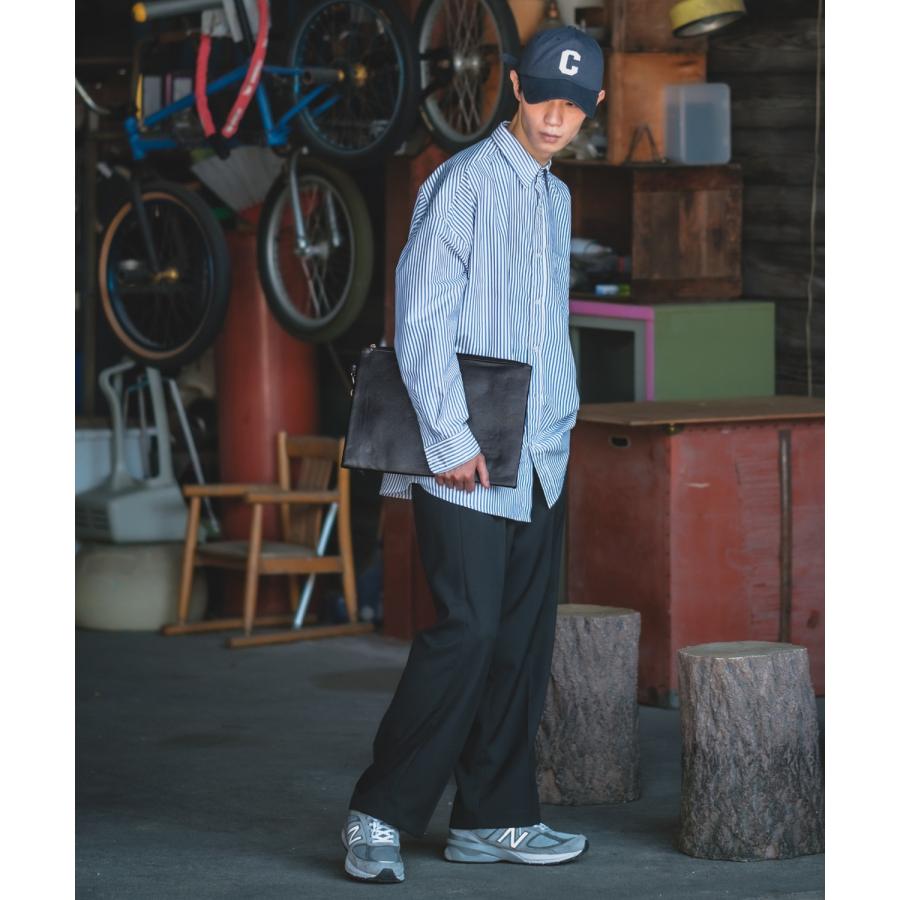 クラッチパック メンズ 2WAY ストラップ ミニバッグ セカンドバッグ 鞄 カバン バック フリーサイズ 通勤通学 セレクト アメカジ カジュアル 古着MIX スケーター | improves | 06