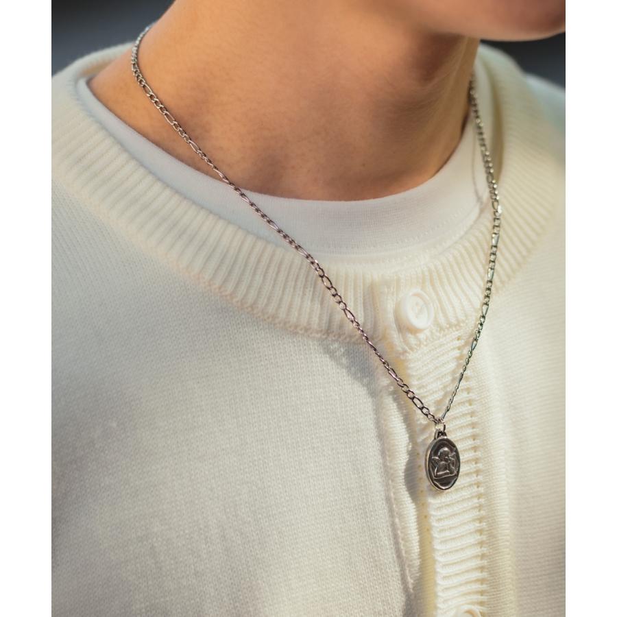 ネックレス メンズ チェーン 小物 首飾り アクセサリー 天使モチーフ チャーム トップ ユニセックス セレクト アメカジ 古着MIX スケーター ストリート 韓国 | improves | 03