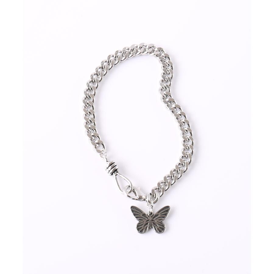 ブレスレット メンズ チェーン 小物 アクセサリー バタフライ チャーム トップ ユニセックス セレクト カジュアル シンプル 古着MIX スケーター ストリート 韓国 | improves | 03