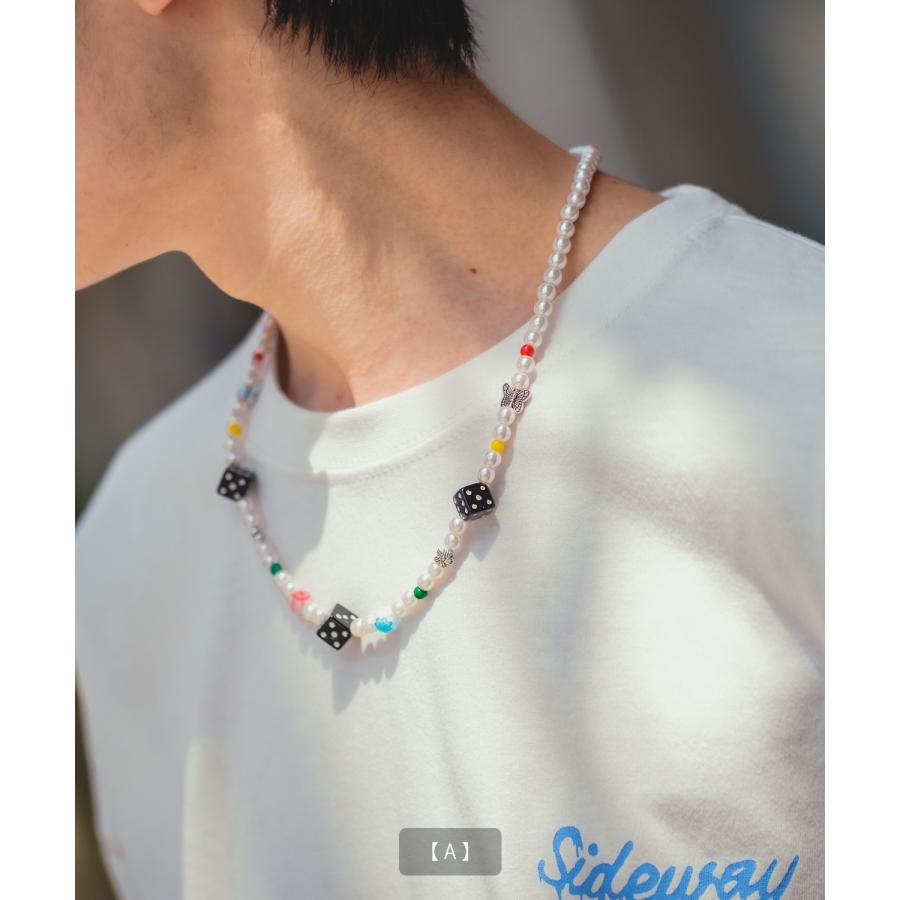 improves（インプローブス） ネックレス メンズ パール 真珠 ダイス