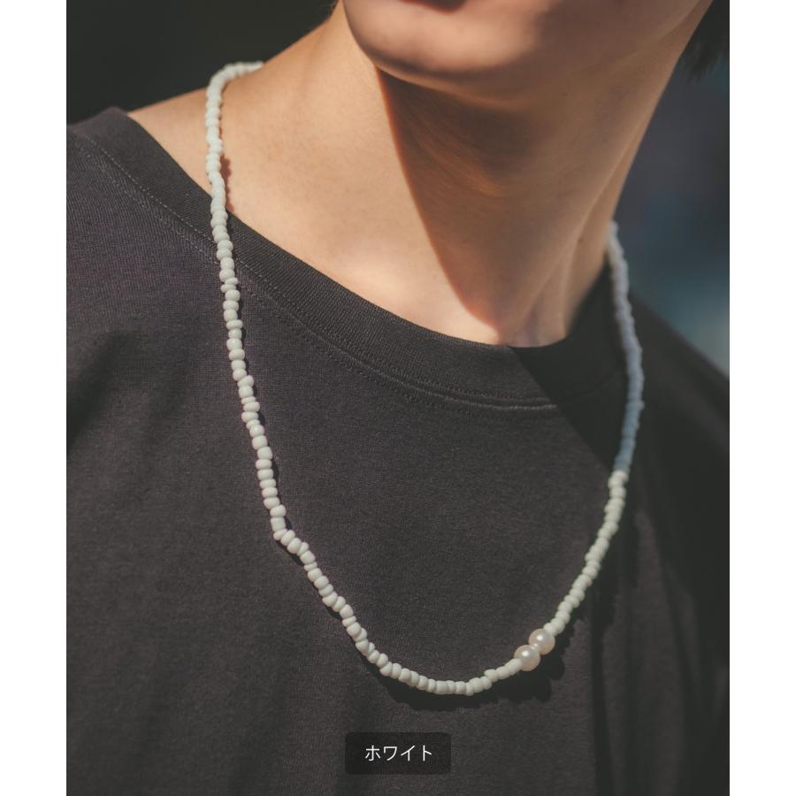 improves（インプローブス） ネックレス メンズ ビーズ 首飾り 小物