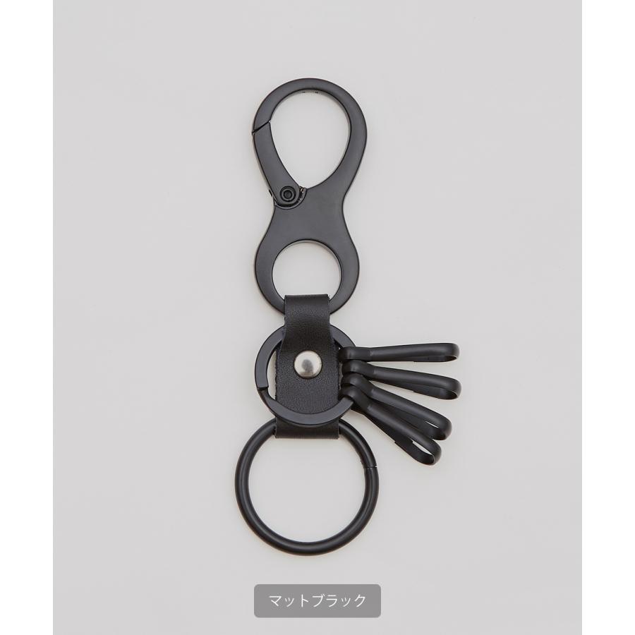 キーホルダー メンズ カラビナ キーケース キーリング セレクト アウトドア アメカジ カジュアル 古着MIX スケーター ストリート 韓国 | improves | 03