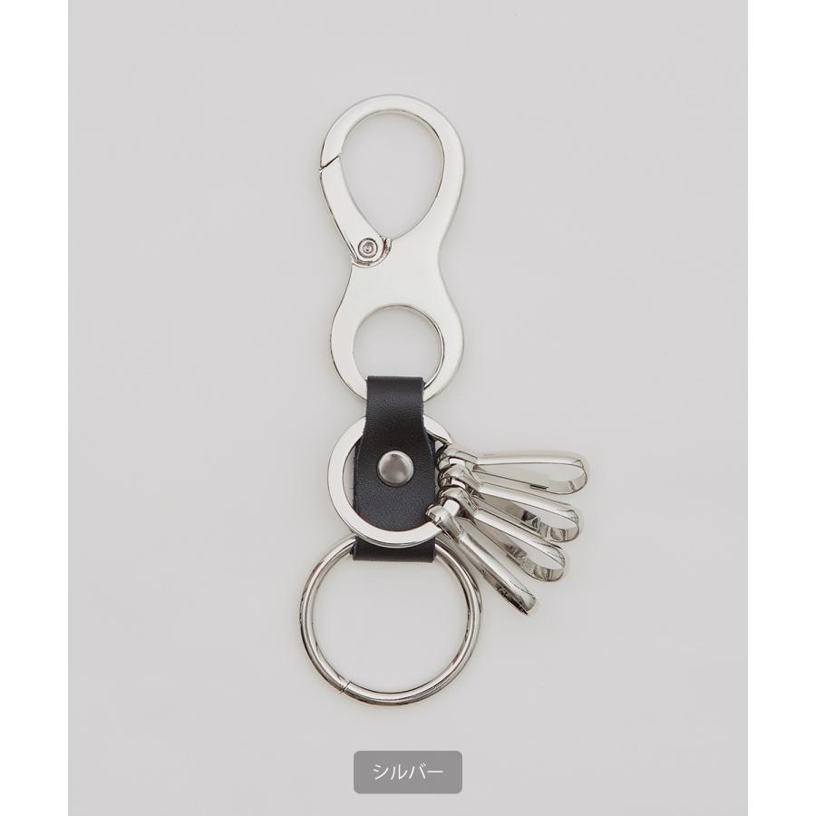キーホルダー メンズ カラビナ キーケース キーリング セレクト アウトドア アメカジ カジュアル 古着MIX スケーター ストリート 韓国 | improves | 04