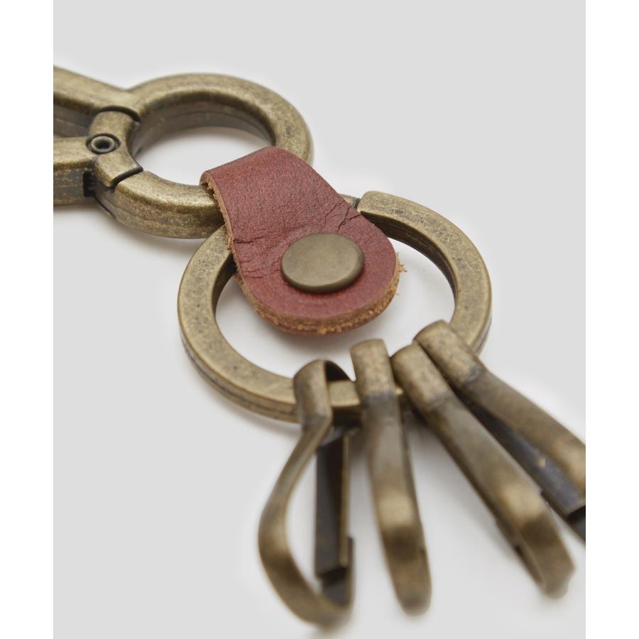 キーホルダー メンズ カラビナ キーケース キーリング セレクト アウトドア アメカジ カジュアル 古着MIX スケーター ストリート 韓国 | improves | 10