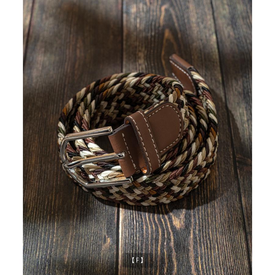 ベルト メンズ レディース メッシュ 編み込み アメカジ カジュアル スケーター ストリート 韓国ファッション きれいめ セレクト | improves | 18