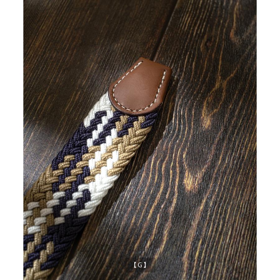 ベルト メンズ レディース メッシュ 編み込み アメカジ カジュアル スケーター ストリート 韓国ファッション きれいめ セレクト | improves | 23