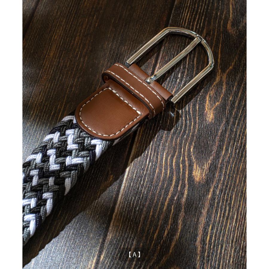 ベルト メンズ レディース メッシュ 編み込み アメカジ カジュアル スケーター ストリート 韓国ファッション きれいめ セレクト | improves | 07