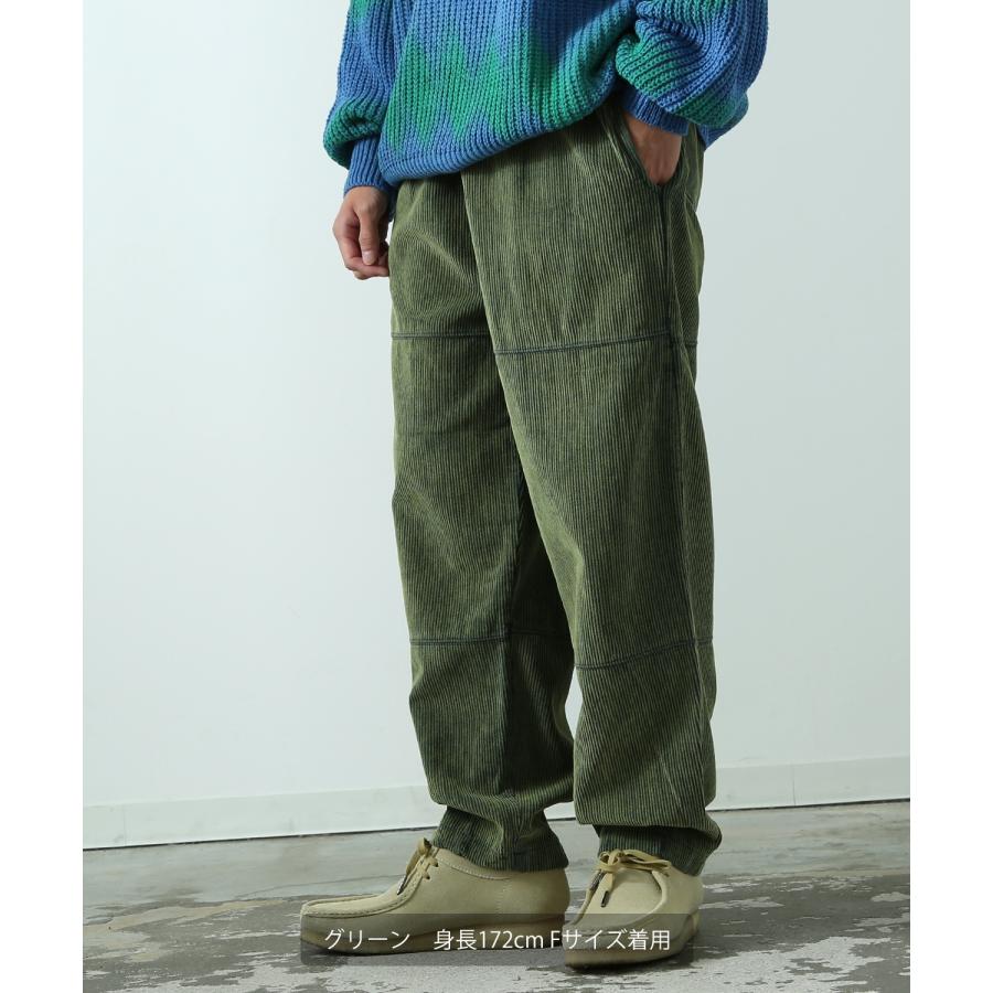 confect ピグメントダイコーデュロイパンツ サイズ4 improves（インプローブス） ワイドパンツ メンズ ピグメント USED加工