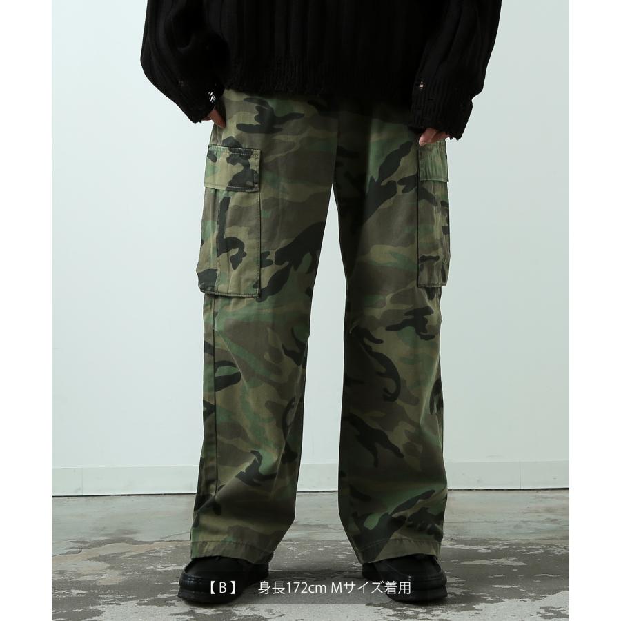 improves（インプローブス） カーゴパンツ メンズ 迷彩柄 カモフラ