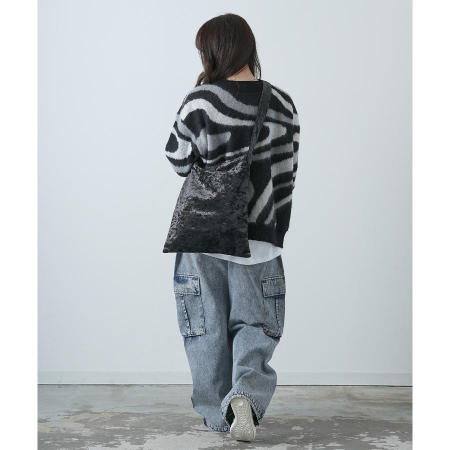 ショルダーバッグ メンズ レディース ベロア カバン 鞄 斜めがけバッグ たすき掛け メッセンジャーバッグ カジュアル スケーター ストリート 韓国ファッション | improves | 03