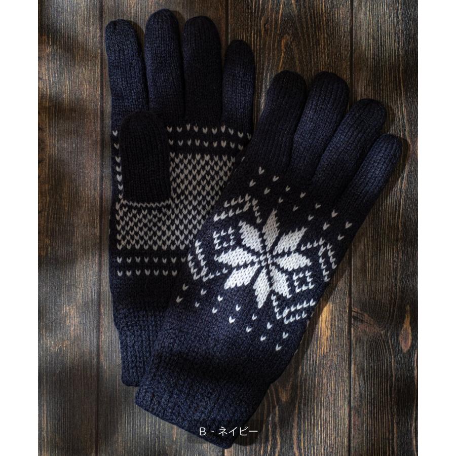 improves（インプローブス） 手袋 メンズ レディース ノルディック柄