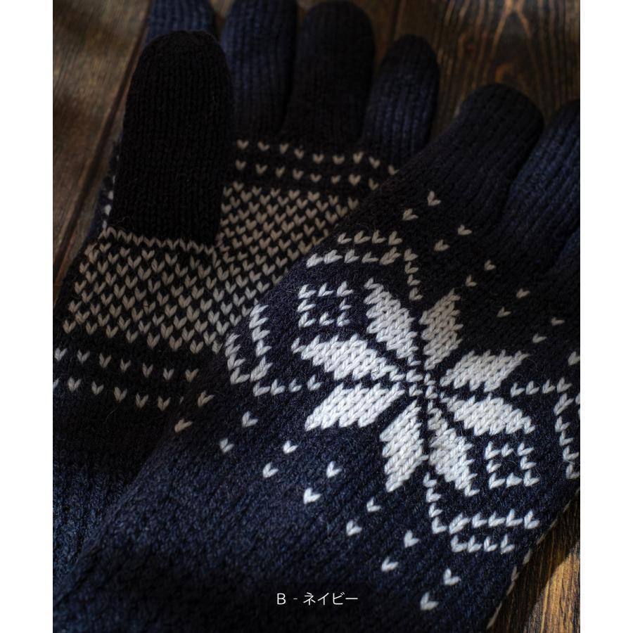 improves（インプローブス） 手袋 メンズ レディース ノルディック柄