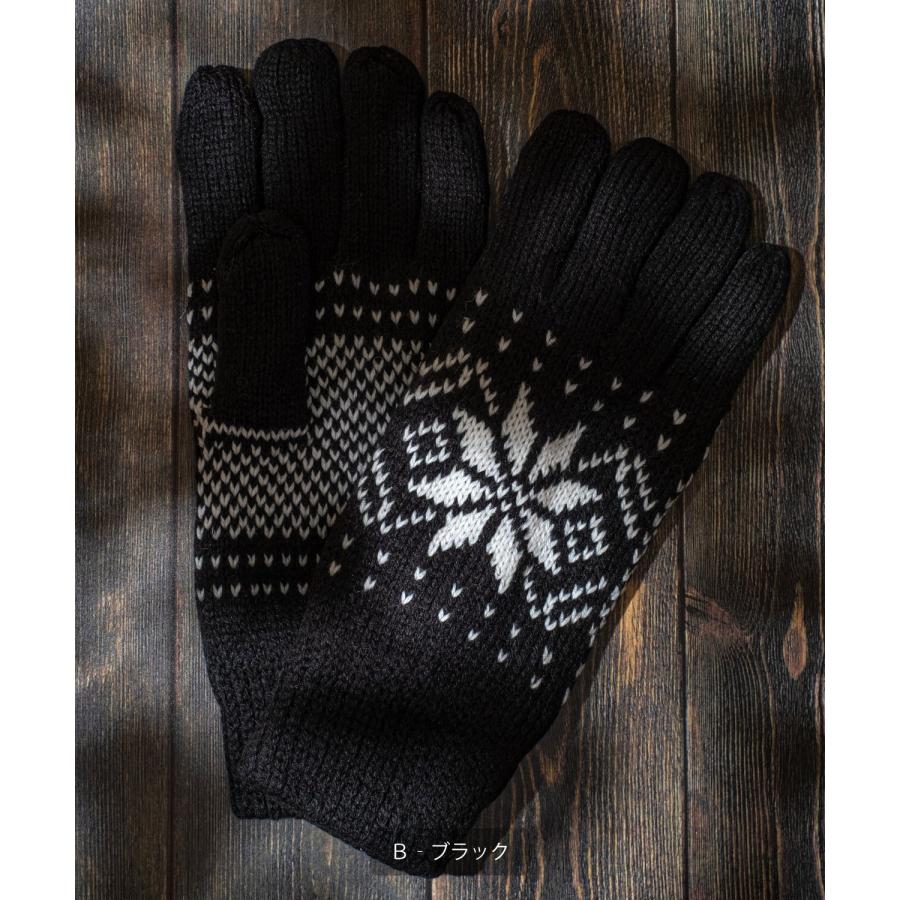 improves（インプローブス） 手袋 メンズ レディース ノルディック柄