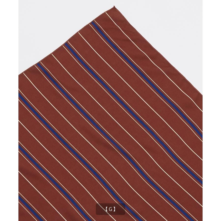 スカーフ メンズ レディース 三角スカーフ チョーカースカーフ 総柄 ペイズリー ストライプ 大人 韓国ファッション きれいめ セレクト | improves | 23