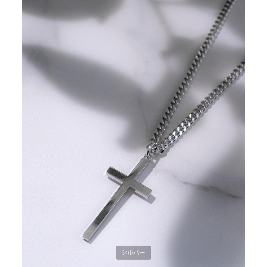 ネックレス メンズ レディース クロス ターラントチェーン アメカジ カジュアル スケーター ストリート 韓国ファッション ロック モード シルバー ゴールド | improves | 05