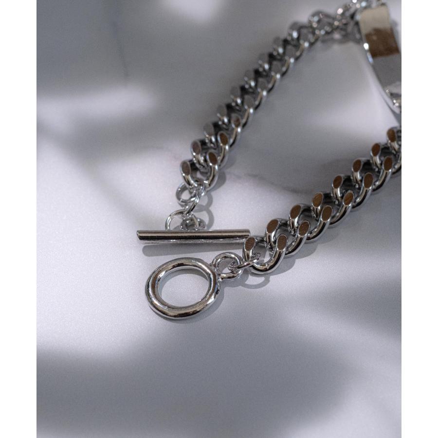 ブレスレット メンズ レディース プレート ターラントチェーン アメカジ カジュアル スケーター ストリート 韓国ファッション ロック モード シルバー ゴールド | improves | 06