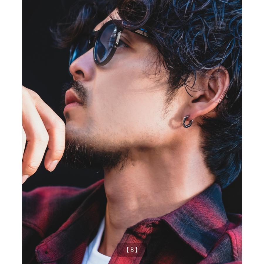 improves 片耳 ピアス メンズ フープピアス アクセサリー