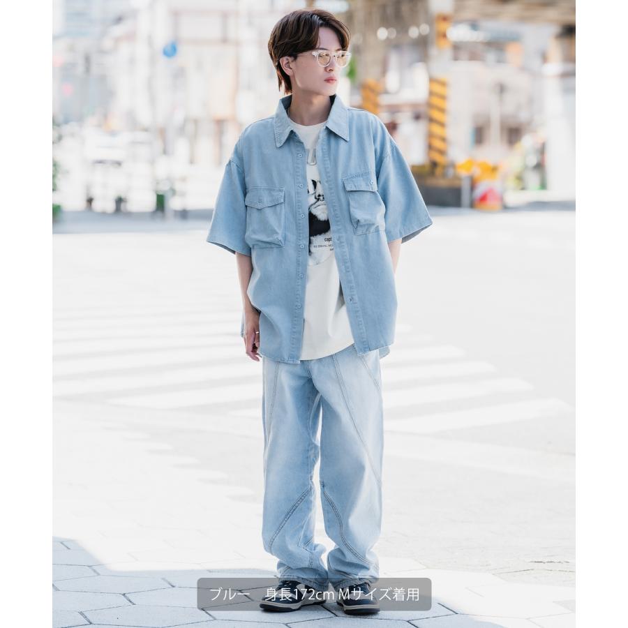 improves（インプローブス） デニムパンツ メンズ ステッチデザイン
