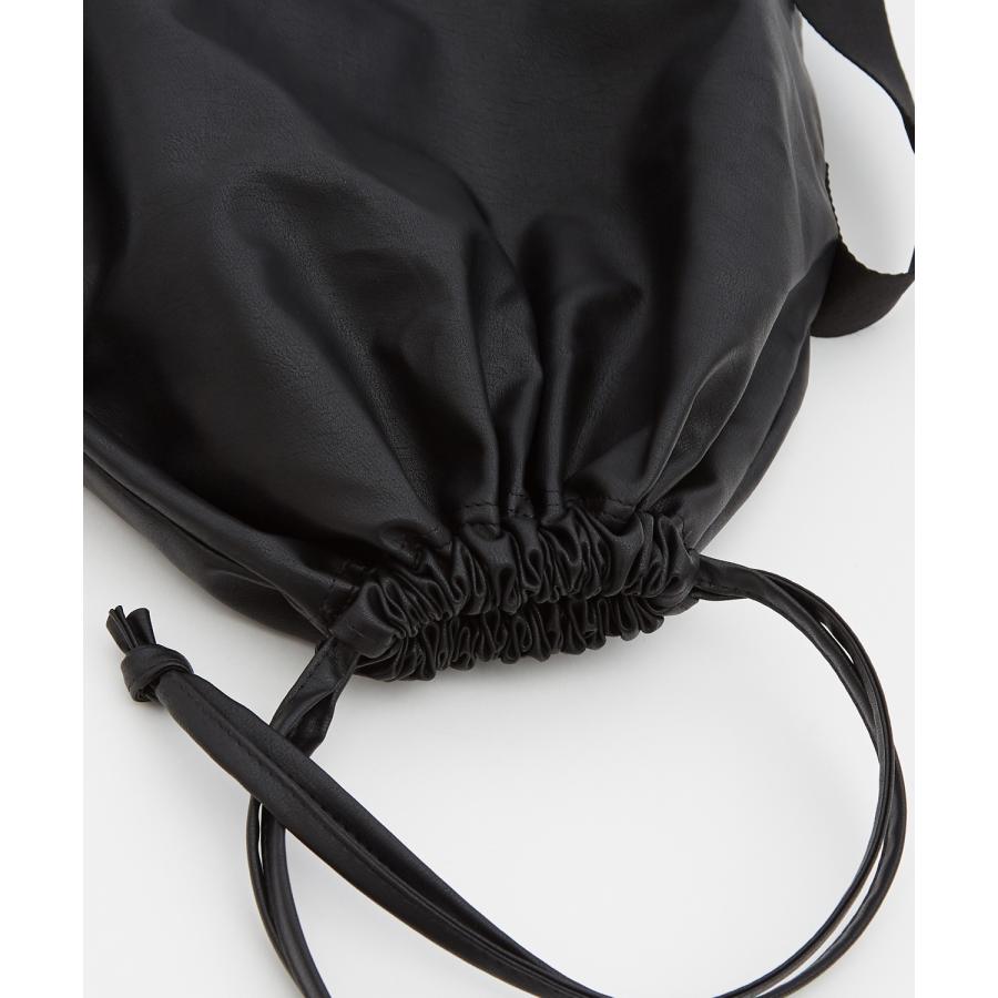 ショルダーバッグ メンズ レザーバッグ 巾着バッグ サコッシュ 鞄 カバン バック フリーサイズ シンセティックレザー 革 セレクト アメカジ | improves | 07