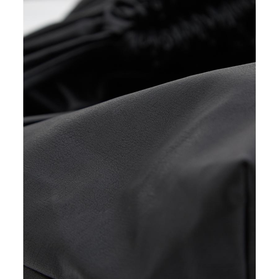 ショルダーバッグ メンズ レザーバッグ 巾着バッグ サコッシュ 鞄 カバン バック フリーサイズ シンセティックレザー 革 セレクト アメカジ | improves | 09