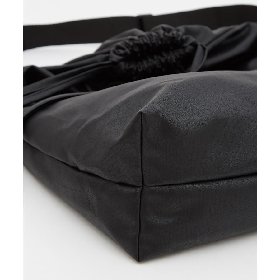 ショルダーバッグ メンズ レザーバッグ 巾着バッグ サコッシュ 鞄 カバン バック フリーサイズ シンセティックレザー 革 セレクト アメカジ | improves | 10