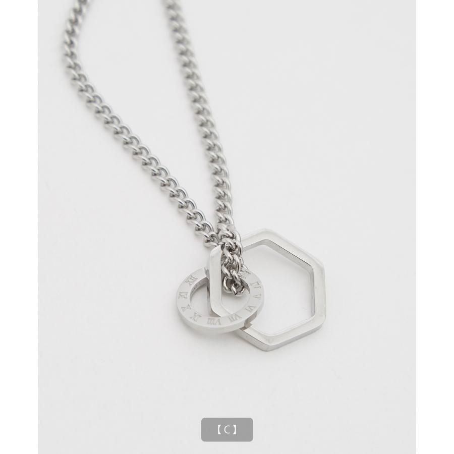 ネックレス メンズ 首飾り リングネックレス チャーム セレクト アメカジ カジュアル 古着MIX スケーター ストリート 韓国ファッション | improves | 19